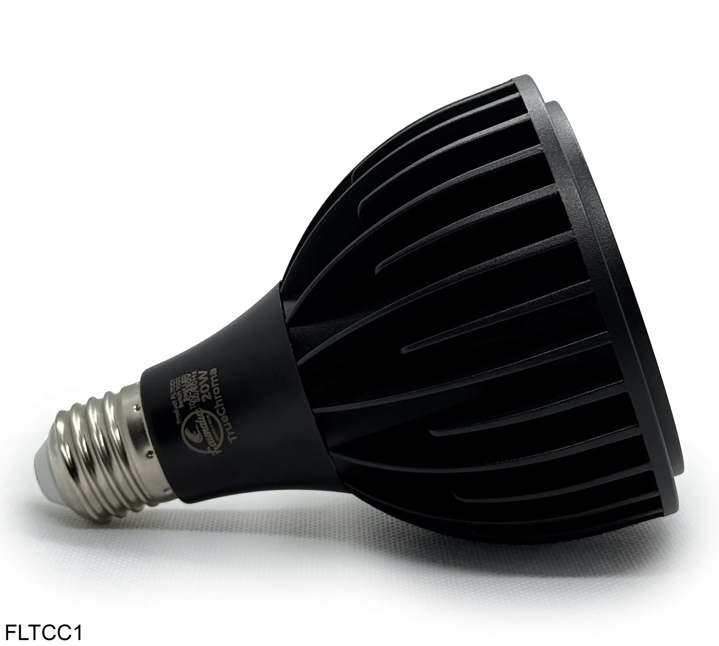 TrueChroma Spot LED - 20W - Faunalux - Lamp on side artwork
